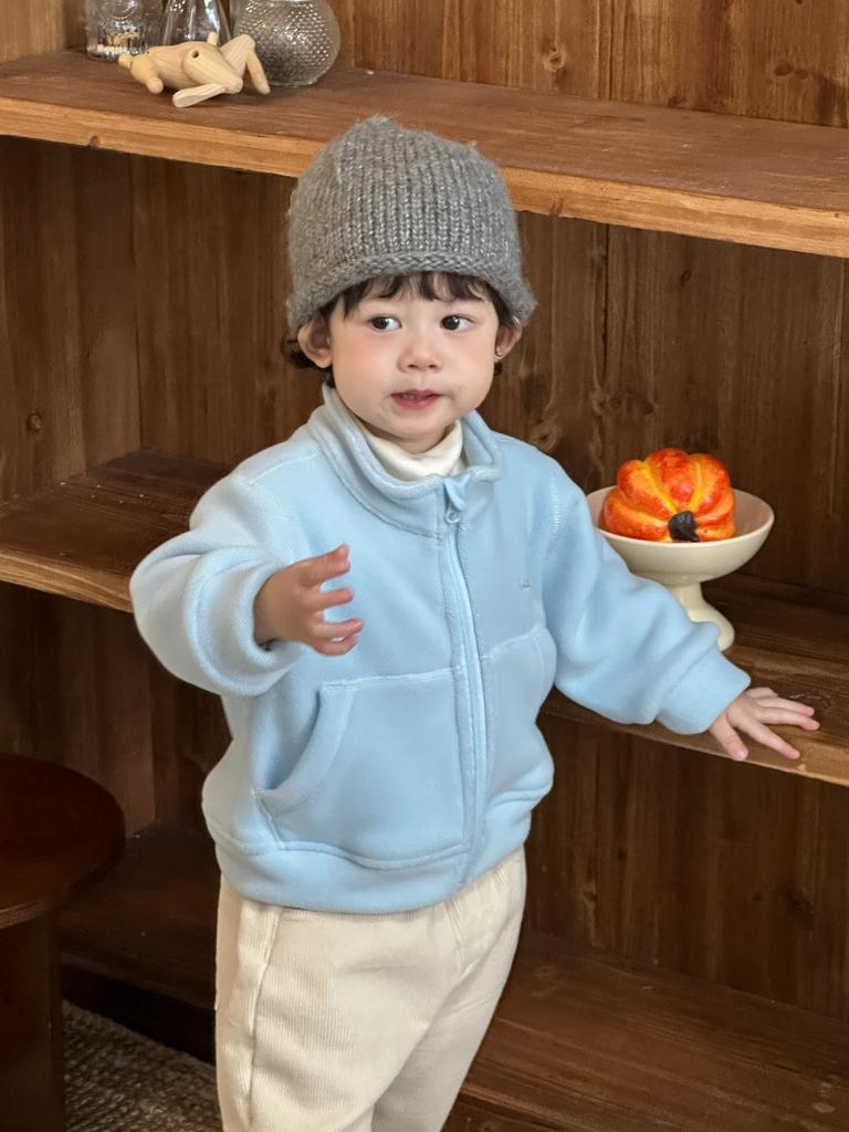 Casaco de outono e inverno para bebé nova roupa infantil roupa infantil inverno meninos conjunto de camisola espessa