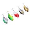 5Pcs Fake Bait 14g Fishing Poppers Swimbait Artificial Vibration Lure Plastic for Freshwater Saltwater