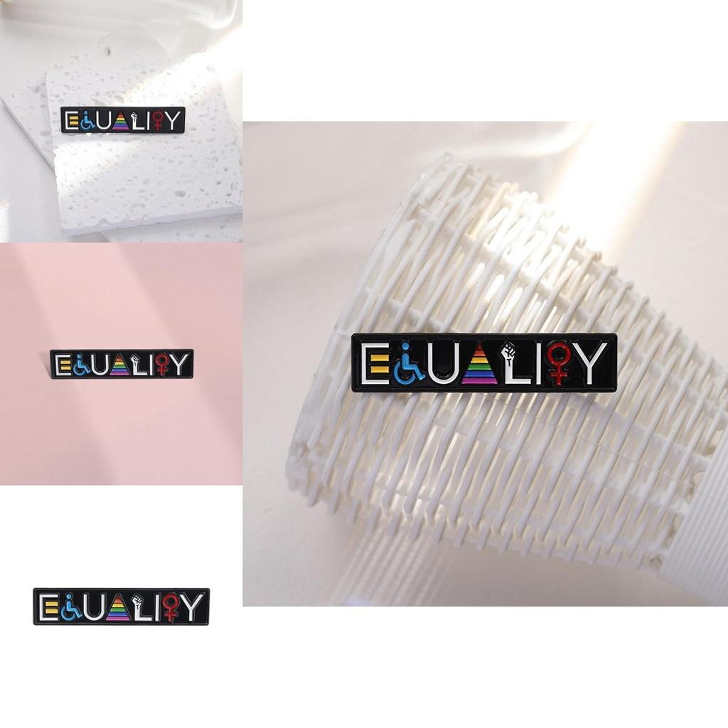 Striped Rainbow Unique Cartoon Metal Badge Colorful Enamel Brooch For Clothing Bags And Items Personal