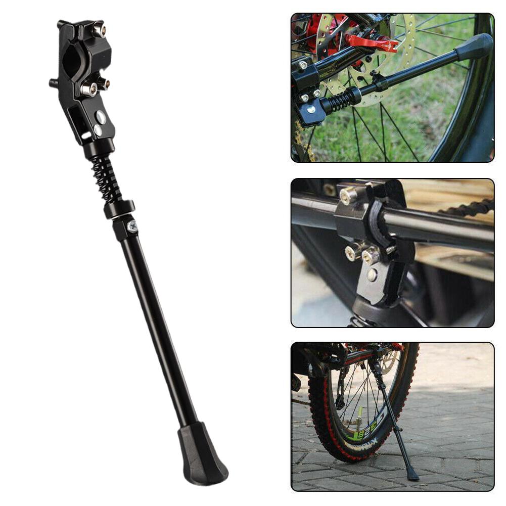 Adjustable Bicycle Stands 26-36cm Kickstand Mountain Bike MTB Aluminum Side Rear Kick Stand Solid Reliable Bicycle Accessories
