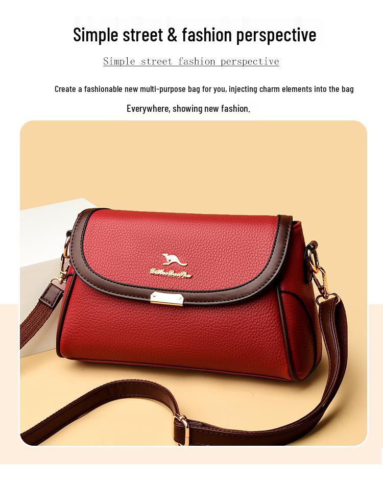 Trendy 2025 Women's Large Capacity Versatile Leather Crossbody Bag