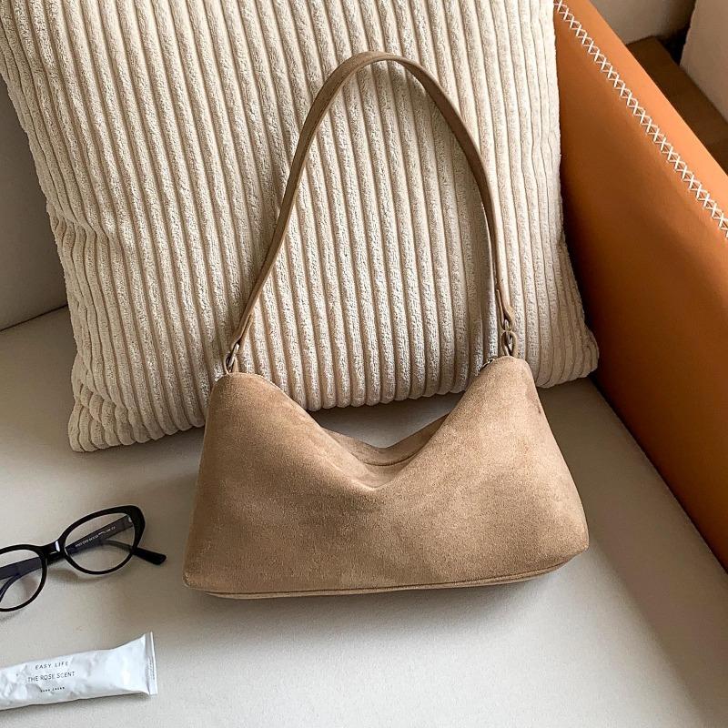 Retro Suede Bag Fashion Portable Small Square Bag Autumn and Winter New Trend Leopard Print Underarm Shoulder Bag Women