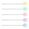 100pcs Flower Head Sewing Pins Flat Head Straight Quilting Pins for Sewing   Projects