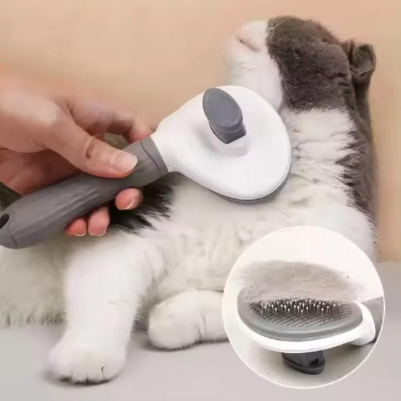 Dog Brush Cat Comb Pet Self Cleaning Hair Remover Brush For Dogs Cats Puppy Kitten Grooming Tools Dog Dematting Comb
