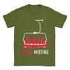 Snowboard Board Meeting T-Shirt Sommer Baumwoll-T-Shirts Für Unisex Trendiger Aufdruck T-Shirt Kurzarm Y2K Lustiges Oberteil Shirts