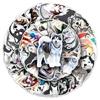 50 Alaska Graffiti Stickers: Personalized Cute Dog Cartoon for Phones, Water Bottles, and Laptops