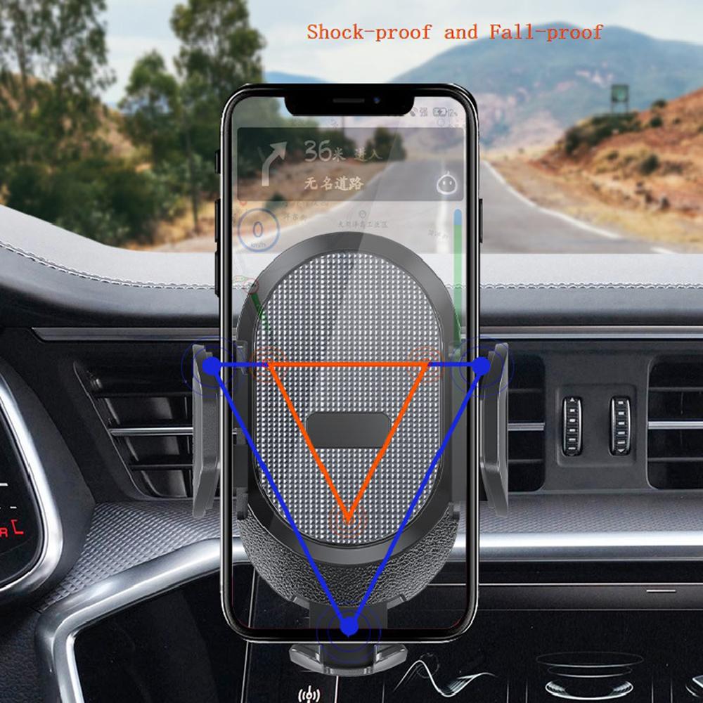 ES33 ABS+Fibra de Carbon Rotație 360 Grade Montură cu Ventuză Suport/Braț Suport Telefon Mobil Auto