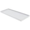 1Pcs Rectangular Tray Long Flat Ceramic Storage Tray for Bathroom Jewelry Organizer Smooth Elegant Home Decor Gift Large White