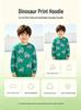 Trendy Boys' Dinosaur Cartoon Sweatshirt - Long Sleeve Pullover for Spring & Autumn