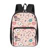 Medical Care Print Square Front Pocket Backpack Large Capacity for Boy/Girls Best Gift 2D  Cartoon Children's School Bag