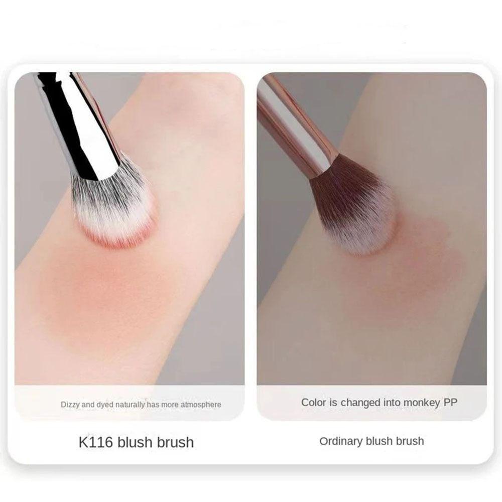 Goat Hair Bevel Blush Make Up Brushes High Quality Contour Makeup Brushes  Face