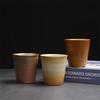 Coarse Pottery Ceramic Cup Retro Coke Cup Handmade Espresso Coffee Cup Breakfast Cup Creative Vintage Cup