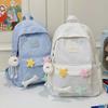 Schoolbag Cute Star Bone Backpack Korean Version Ins Wind Large Capacity Campus Backpack Female Junior High School Student Schoolbag