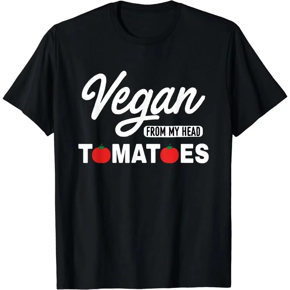 Vegan Power Vegan & Vegetarian Workout T-Shirt Classic Graphic Summer Men T-shirts Magazine Woman Casual Fashion Short-sleev
