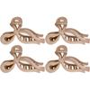 Solid Color Elastic Soft Silicone Hair Clip Fashionable and Elegant Shark Clip Hair Accessories