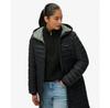 Women's Superdry Quilted Jacket (W5011972A) Black