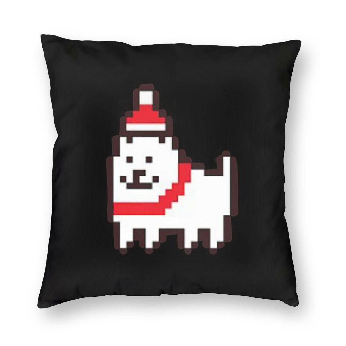 

Undertale Annoying Dog Video Game Cute Square Pillowcase Pillow Cover Cushion Throw Pillow for Home Bedroom Car 12x12Inch
