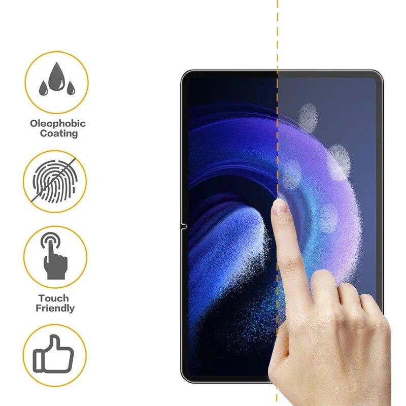 1/2PCS Tempered Glass For Xiaomi Pad 6 6S Pro 7 7S Pro 8 Pro Mipad Mini 8.8" Screen Protective Film Anti-Scratch 9H Ultra Clear Tablet Tempered Glass