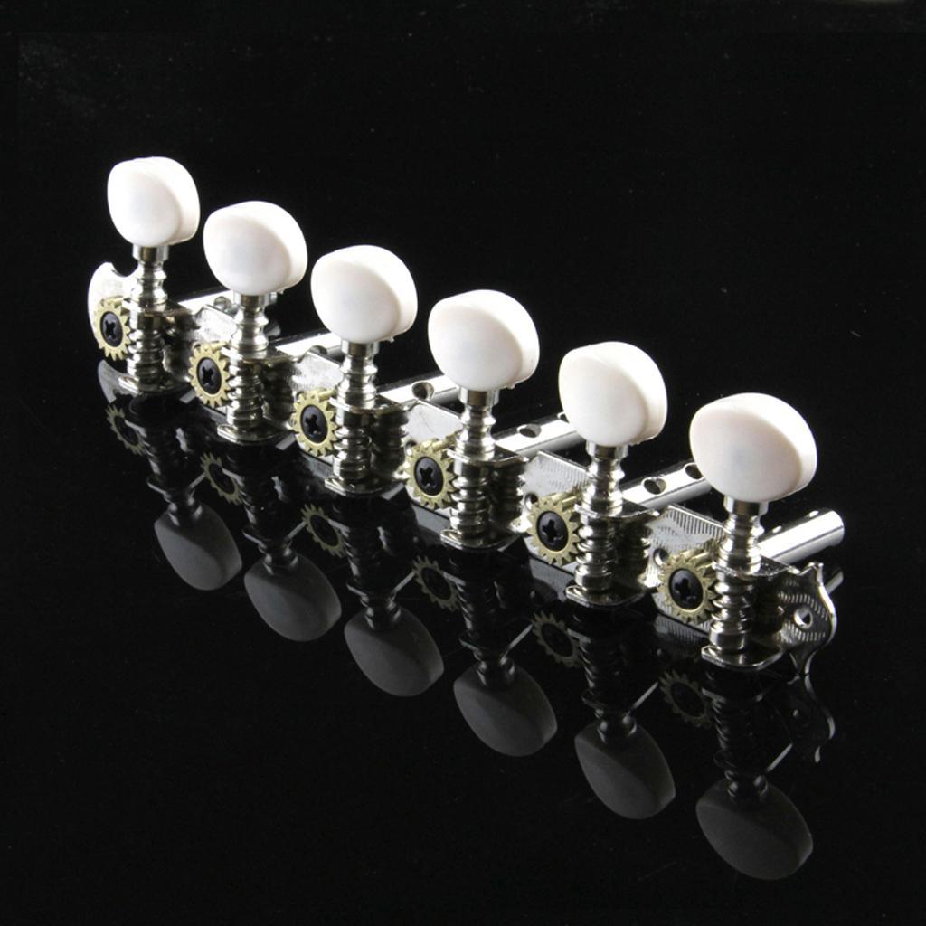 Guitar Parts 6 Right Machine Heads Knobs 12 String tuning Pegs Head for Acoustic