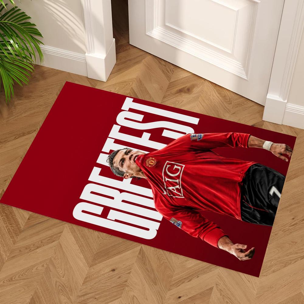 Cristiano Ronaldo Floor Rug Office Rug Design For Entryway Dormitory Game Room Decorate Room Antislip Rug Decorate Offices Perfect Gift For Womenmen