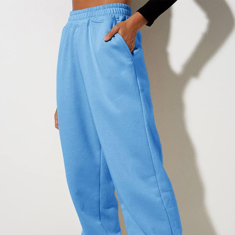Women's High Waisted Loose Sweatpants Comfortable High Waisted Joggers Casual Sweatpants with Pockets