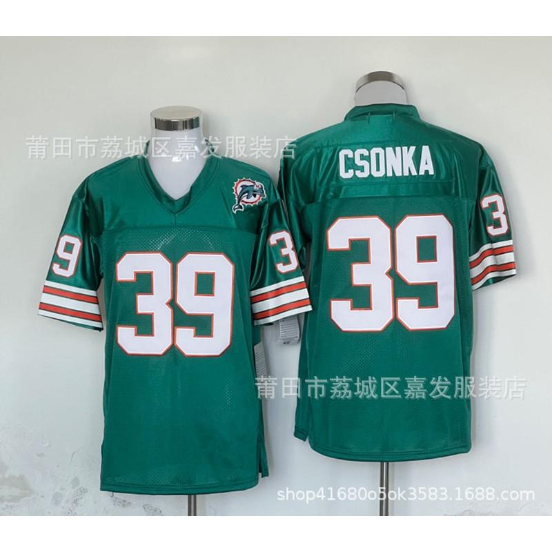 Miami Dolphins Retro NFL Football Jersey Mens Cotton Stitched Uniform 13 39 12 Vintage Style
