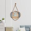 Key Holder for Wall Home Decor Ornaments Mediterranean Style Wood Craft Art