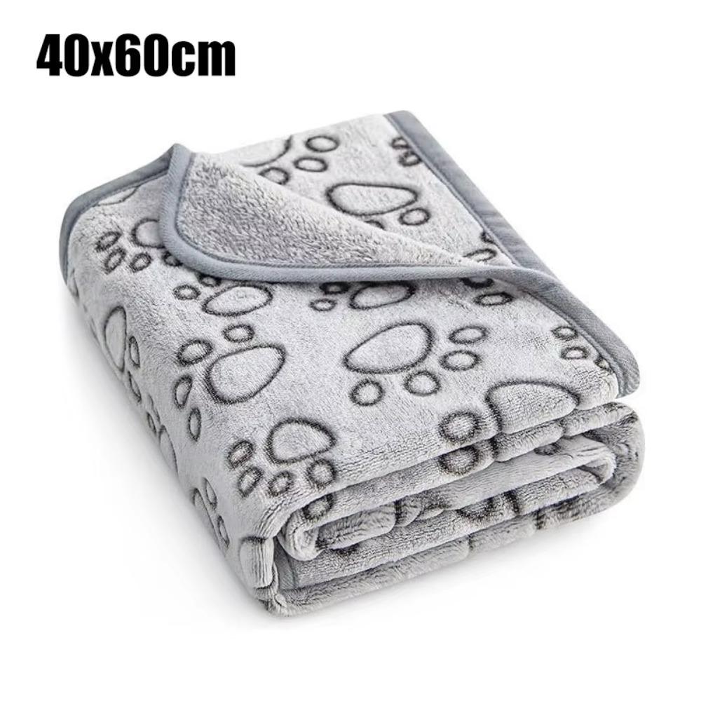 

Warm Soft Fluffy Pet Blanket Cartoon Pattern Pet Calming Mat New Pet Bed Dog Blanket XS
