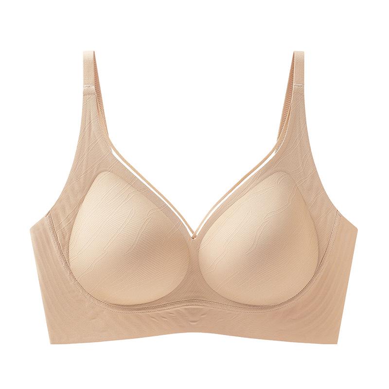 Seamless Pull-On Women's Underwear: Anti-Sagging, Side Support for Underarm Fat, Breathable, Comfortable, Adjustable, Jelly Soft Support Bra.