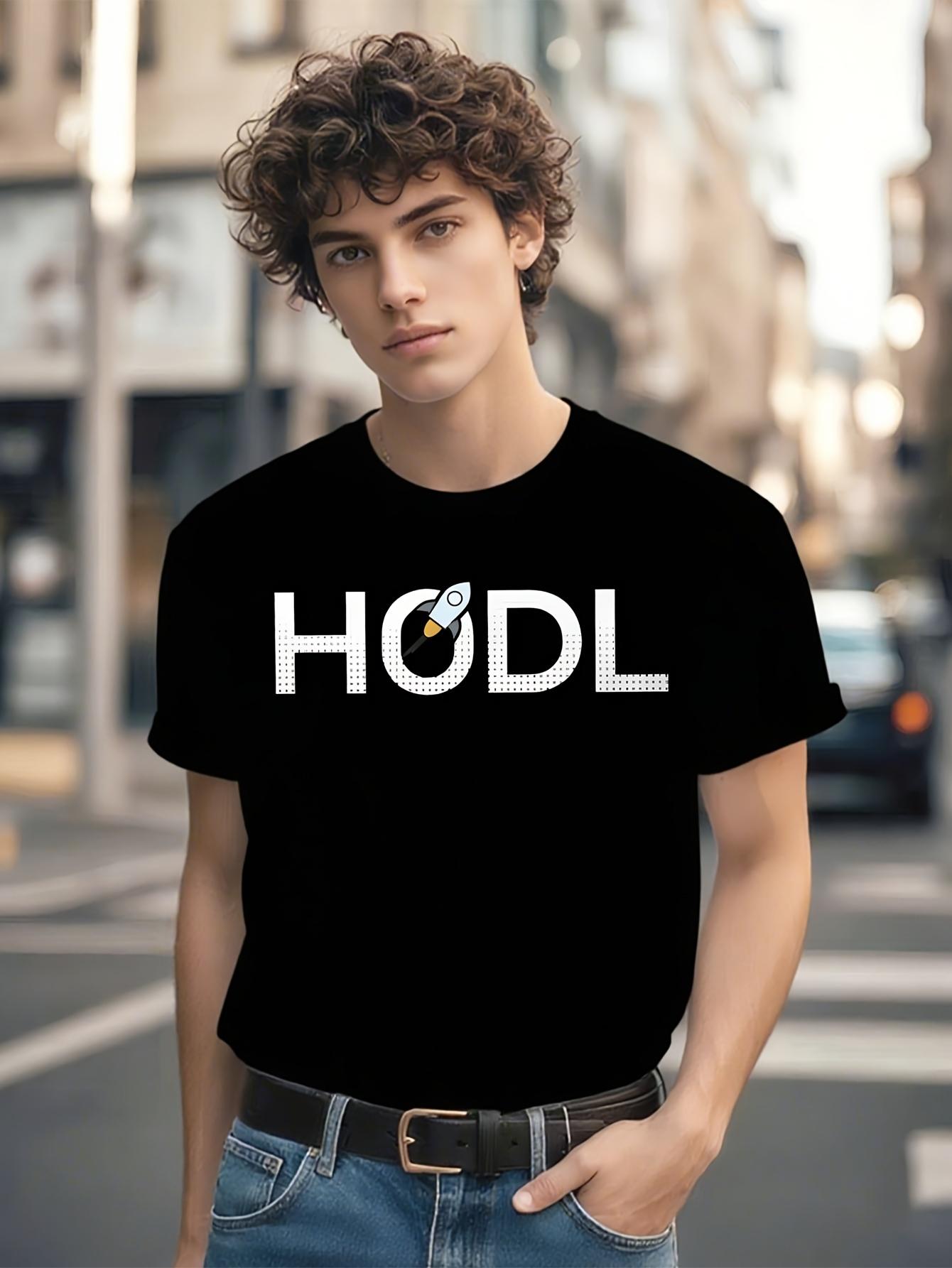 HODL XLM Coin Graphic Tshirt Graphic Tshirt - Black Crypt... XXXL