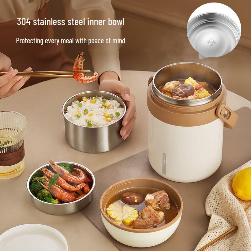 Joyoung 1.8L 304 Stainless Steel Insulated Food Jar
