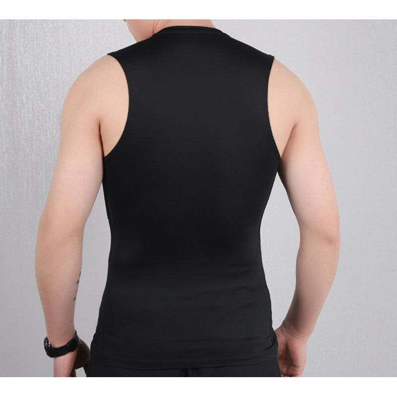 Nike Pro Sleeveless Training Compression Tank Top Men Tops Black BV5601-010