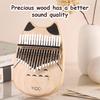 17 Keys Mini Thumb Piano, Finger Piano Musical Instrument for Kids Adults and Beginners, Music Gifts Wood Finger Piano