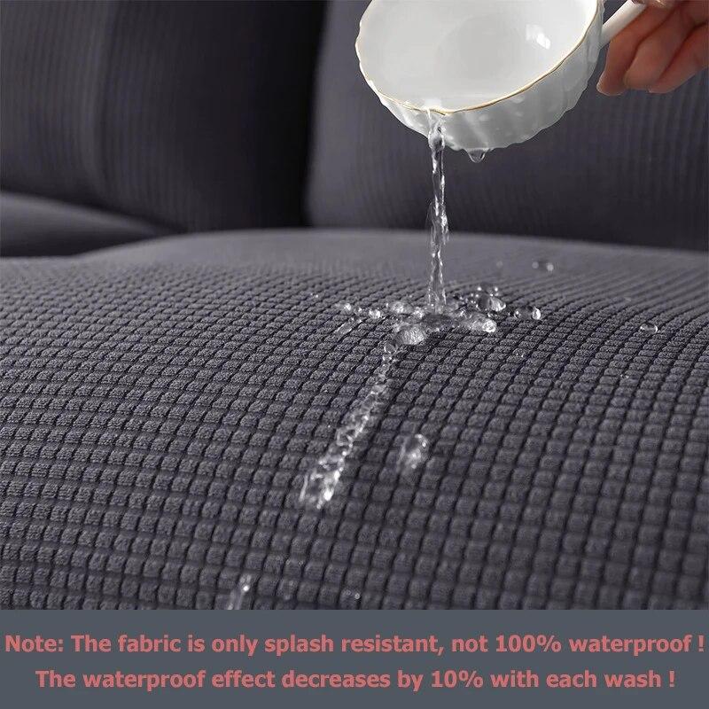 Water Repellent High Back Chair Cover Jacquard Stretch XL Size Chair Covers for Dining Room Anti-dirty Easy Care Seat Protectors