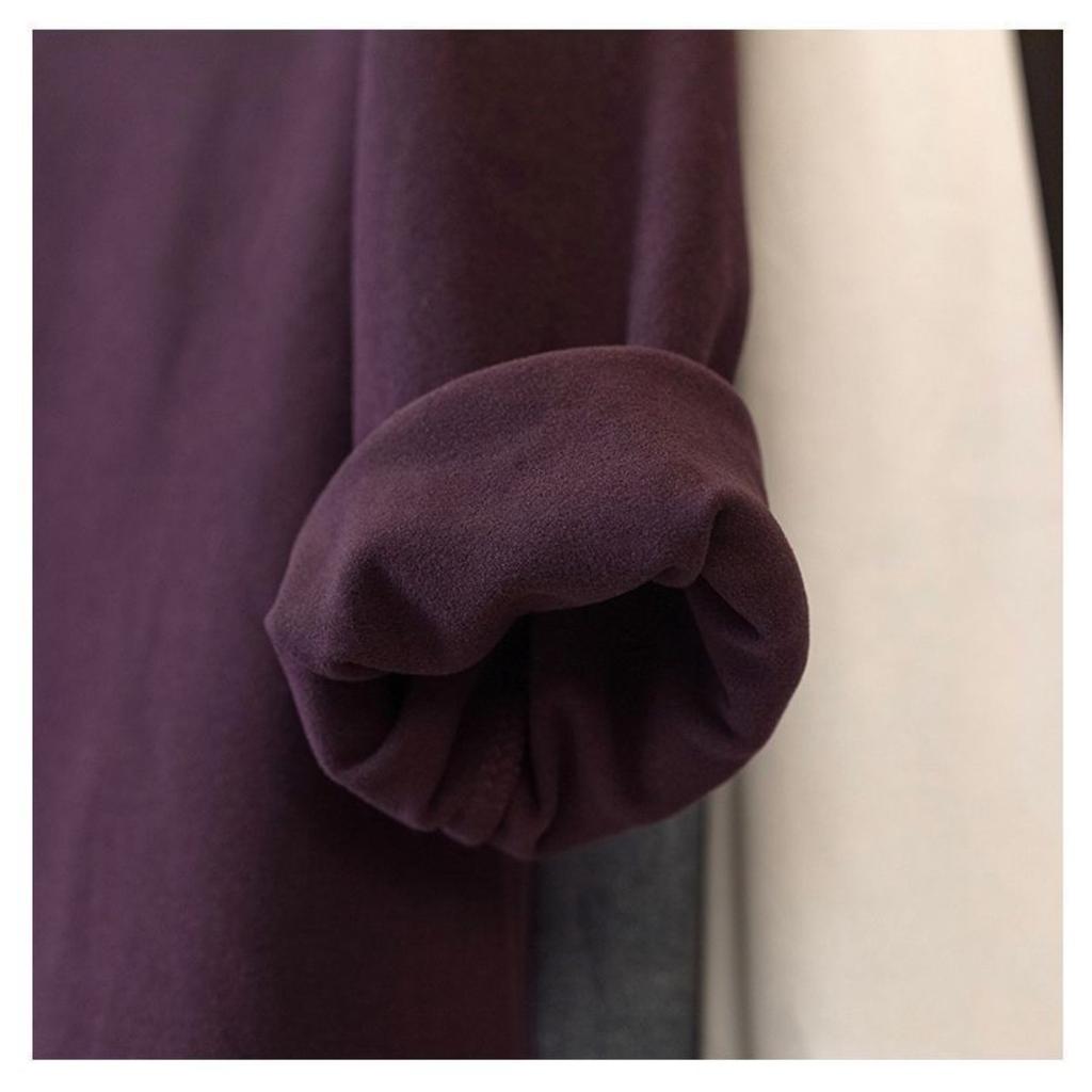 French-style Long Sleeve T-shirt Women's High-necked Fashion Casual T Shirt S-4XL