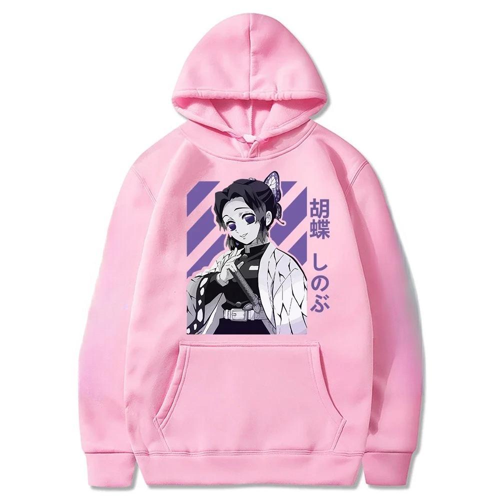 Demon Slayer Japanese Anime Women's Hoodie Long Sleeve Ninja Sweater 2025 Autumn and Winter Pullover Women's Clothing Graphic