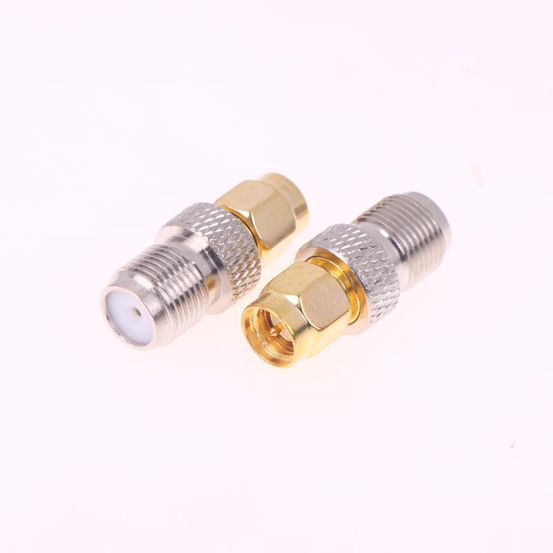 2Pcs/Group Sma Male Turn F Female Copper Rf Conversion Head Smaj/Fk Sma Internal Thread Inner Needle Turn F External Thread Inn