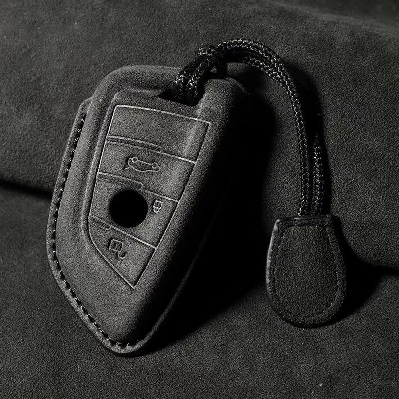 Car Key Case Leather Cover For BMW X1 X3 X4 X5 F15 X6 F16 G30 7 Series G11 F48 F39 520 525 F30 118i 218i 320i Car Accessories