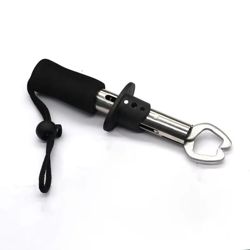 Portable Fishing Gripper Stainless Steel Fish Lip Grip Handle Catch Carp Fishing Lip Grip Fishing Tool Fishing