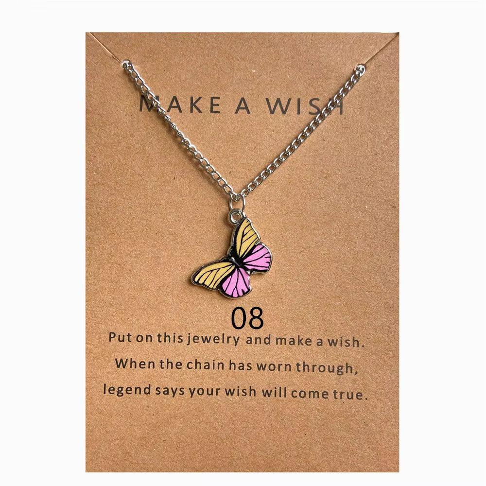 Bohemian Cross-Border Creative Butterfly Wing Pendant Necklace