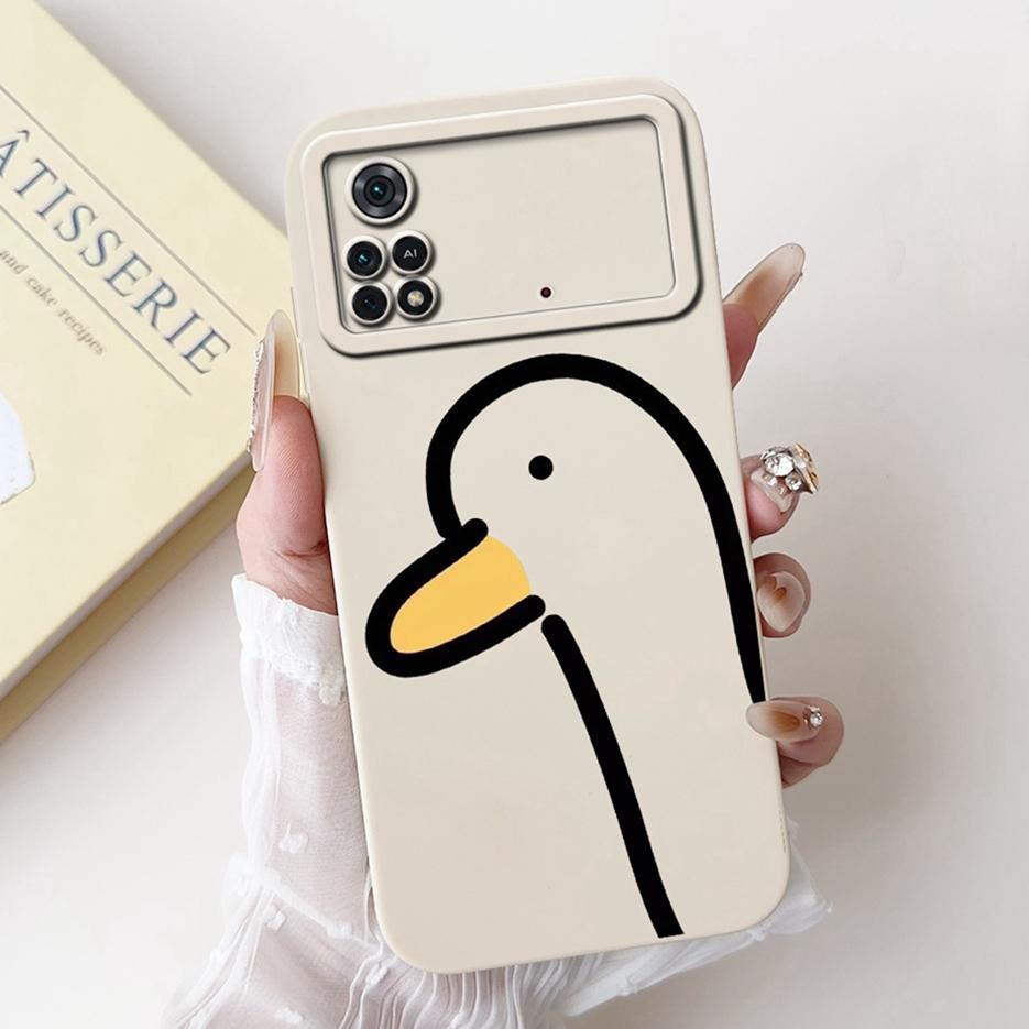 For Xiaomi Poco M4 Pro 4G Case PocoM4 5G Cute Panda Cartoon Cover Soft TPU Phone Case For Xiaomi Poco X4 Pro PocoM4 Pro 5G Shell