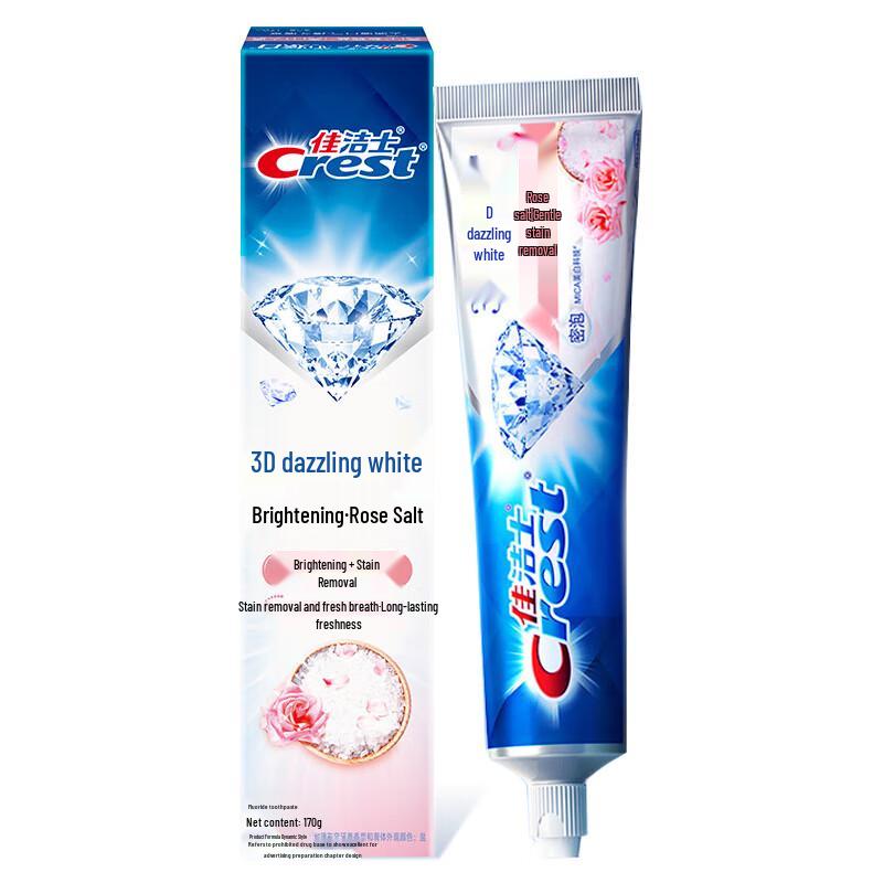

Crest 3D White Rose Salt Toothpaste