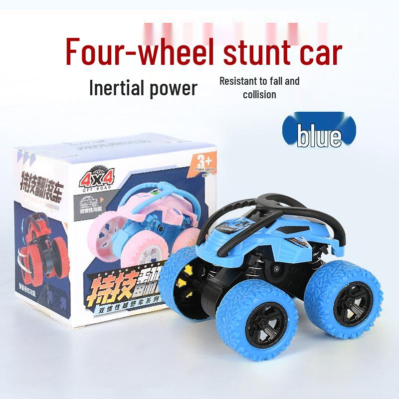 Children's Four-Wheel Drive Stunt Excavator Toy Car