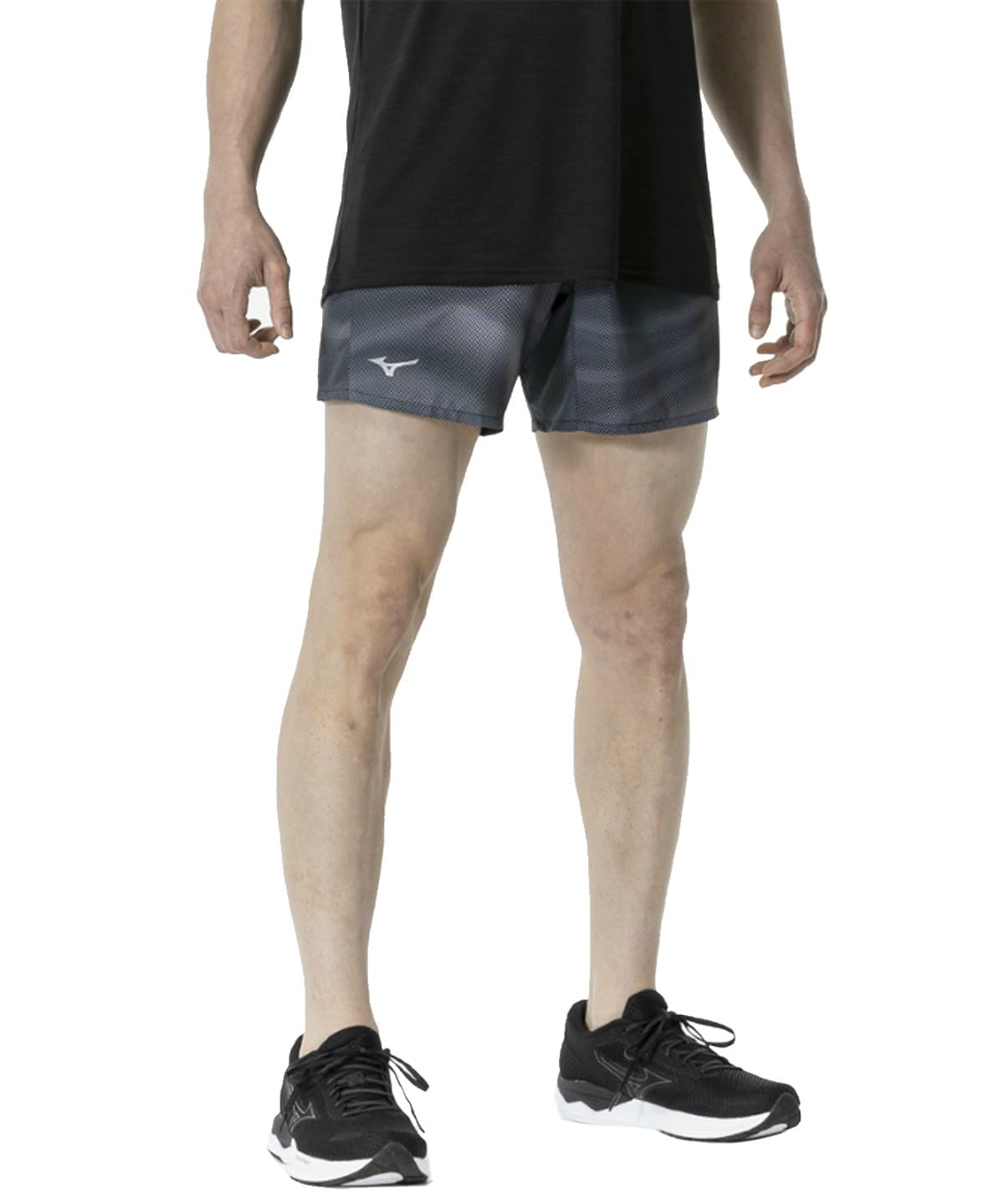 

Mizuno Standard Running Wear J2MBA520 Size S Men s Black/Gray (J2MBA520)