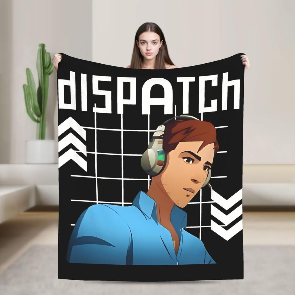 Soft Blanket Picnic Dispatch Game Throw Blanket  Flannel Bedspread For Bedroom Funny Sofa Bed Cover
