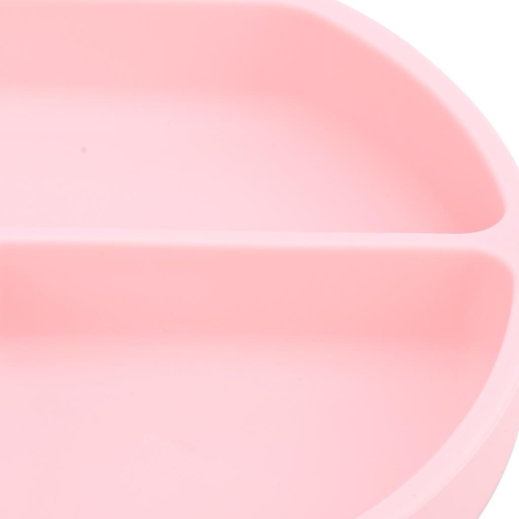 Baby Plates Silicone Divided Plate Dishwasher Microwave Washable Safe Toddlers Kids Plates