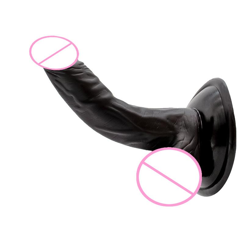 Mini Curved Small Dildo Suction Cups Super Small Size Soft Mini Simulation Small Penis Posterior Anal Plugs