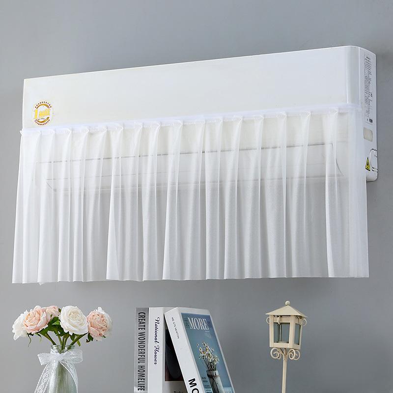 1PC Air Conditioner Washable Wall Mounted Hanging Prevent Direct Blowing Textil Protective Bag Dust Cover Wind Shield Curtain