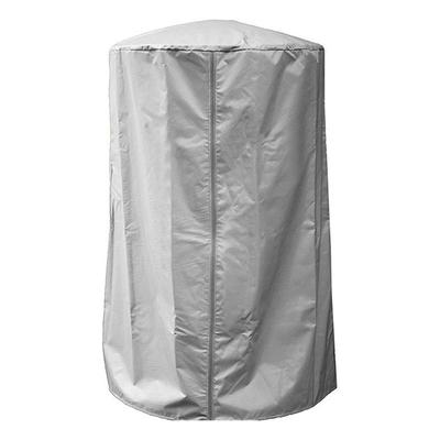 Funda para Calentador de Tela Oxford Funda para Calentador de Patio Pirámide de Gas Jardín Gris Resistente al Viento Cordón Ajustable Almacenamiento Conveniente Fácil Limpieza