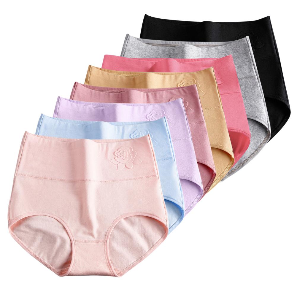 High Waist Postpartum Panties For Women Cotton Full Coverage Soft Comfortable Briefs Panty Plus Size